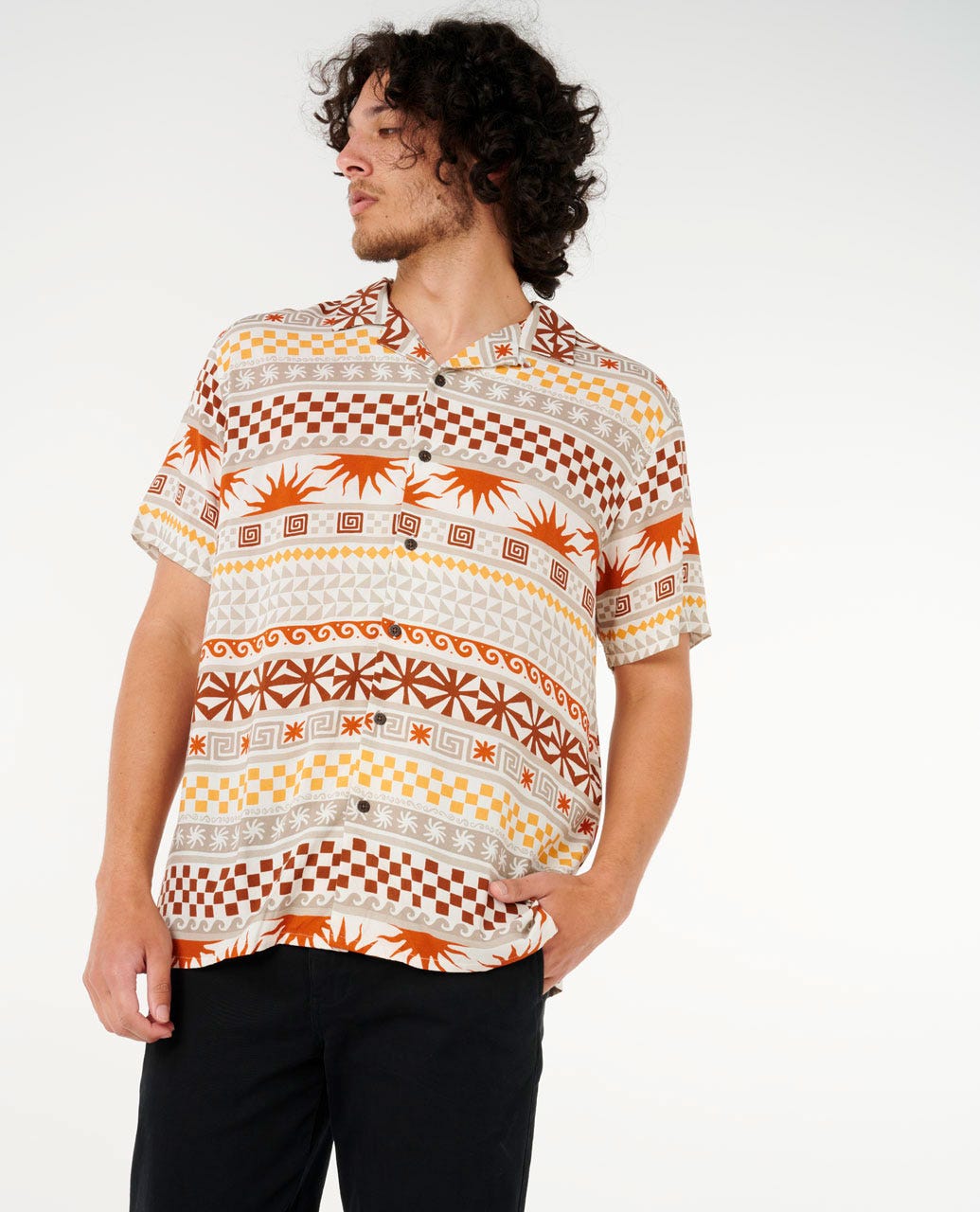 Fun Times Stripe Short Sleeve Shirt