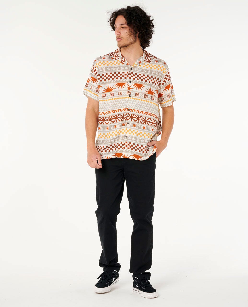Fun Times Stripe Short Sleeve Shirt