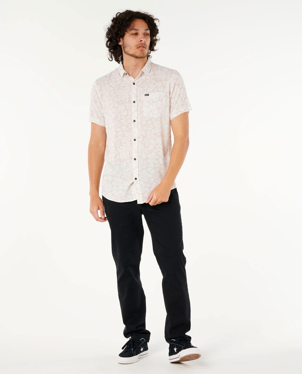 Fun Times Floral Short Sleeve Shirt