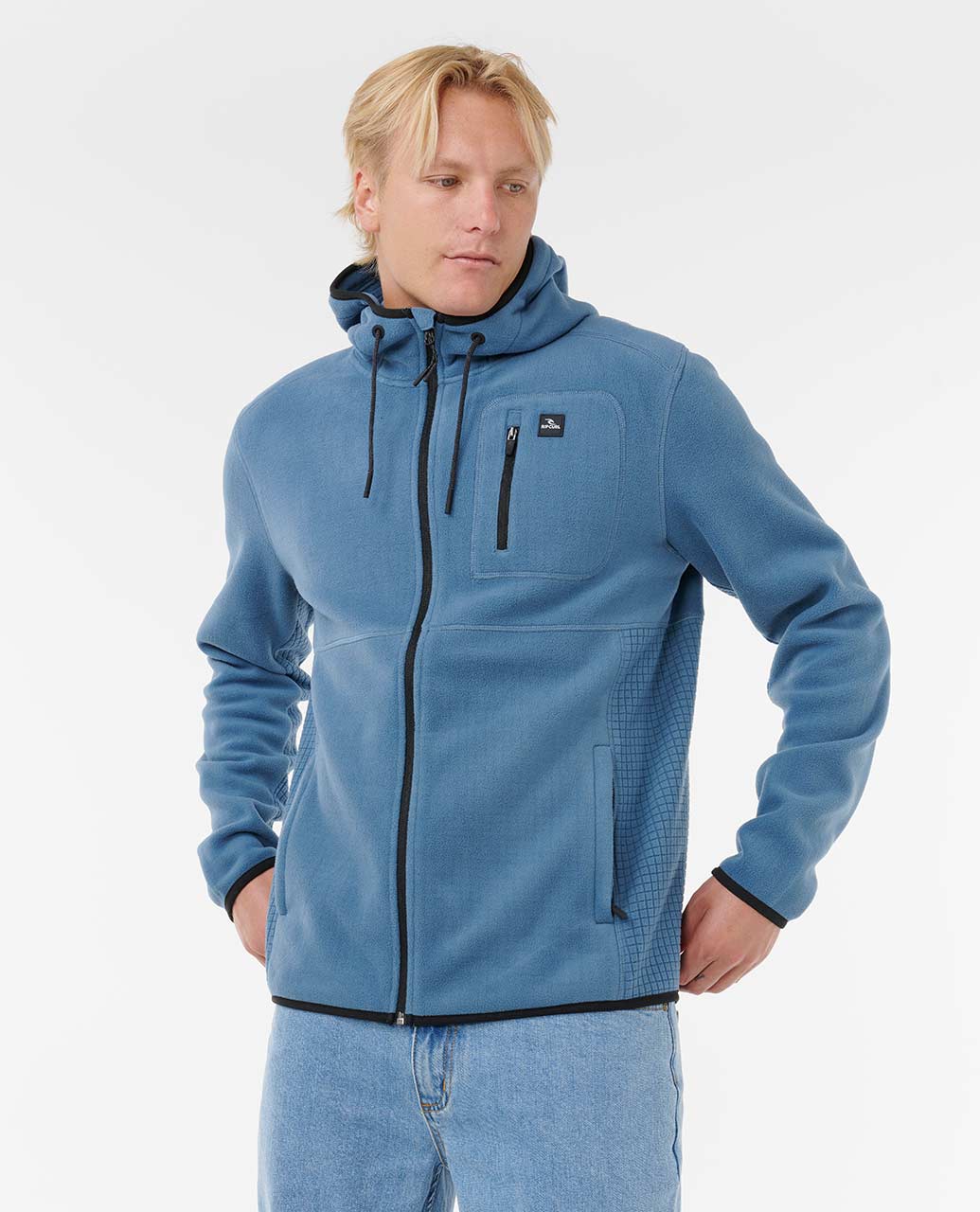 Departed Polar Fleece Zip Through Jacket