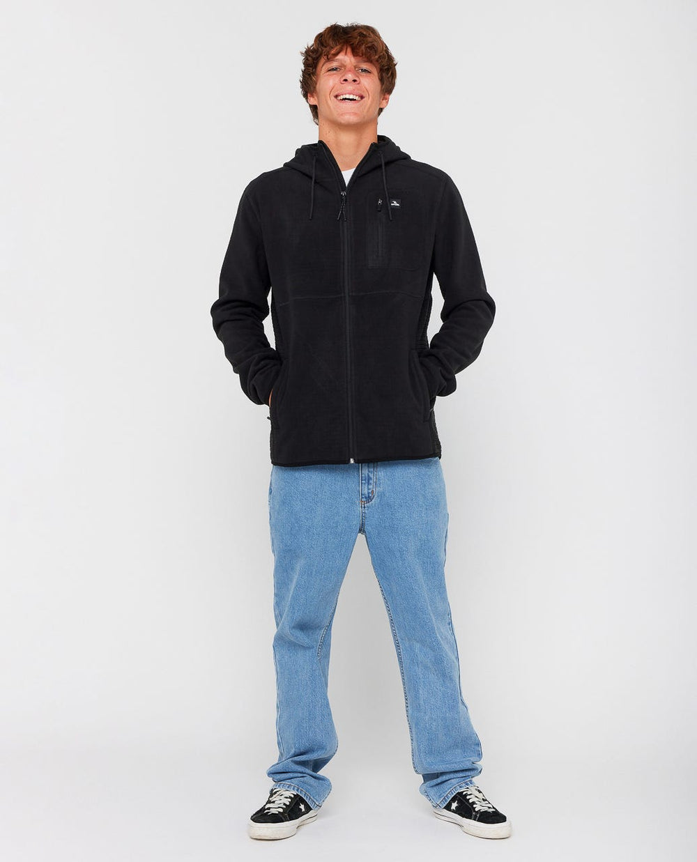 Departed Polar Fleece Zip Through Jacket