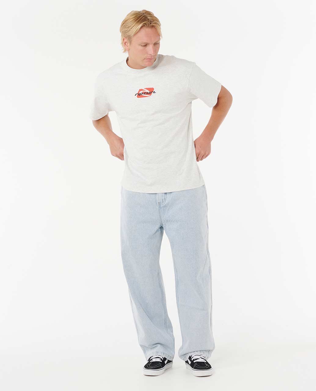 Medina Archive Rip Script Denim Pants