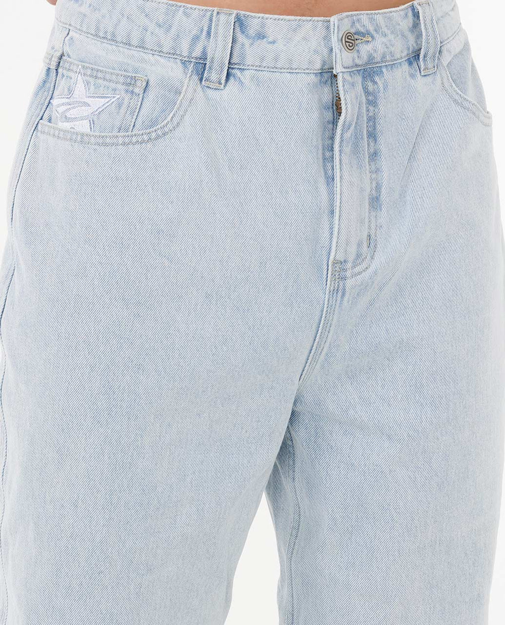 Medina Archive Rip Script Denim Pants