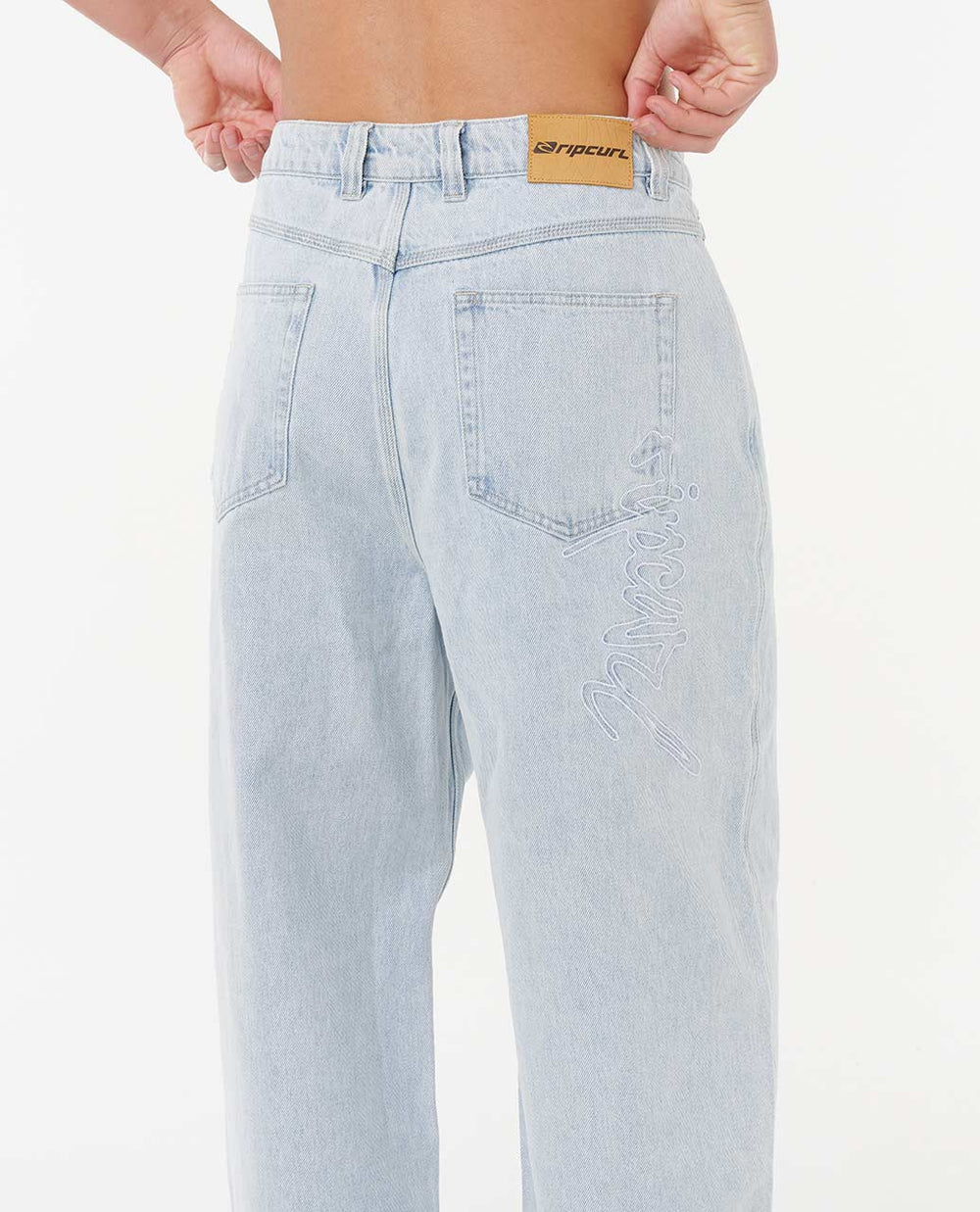 Medina Archive Rip Script Denim Pants