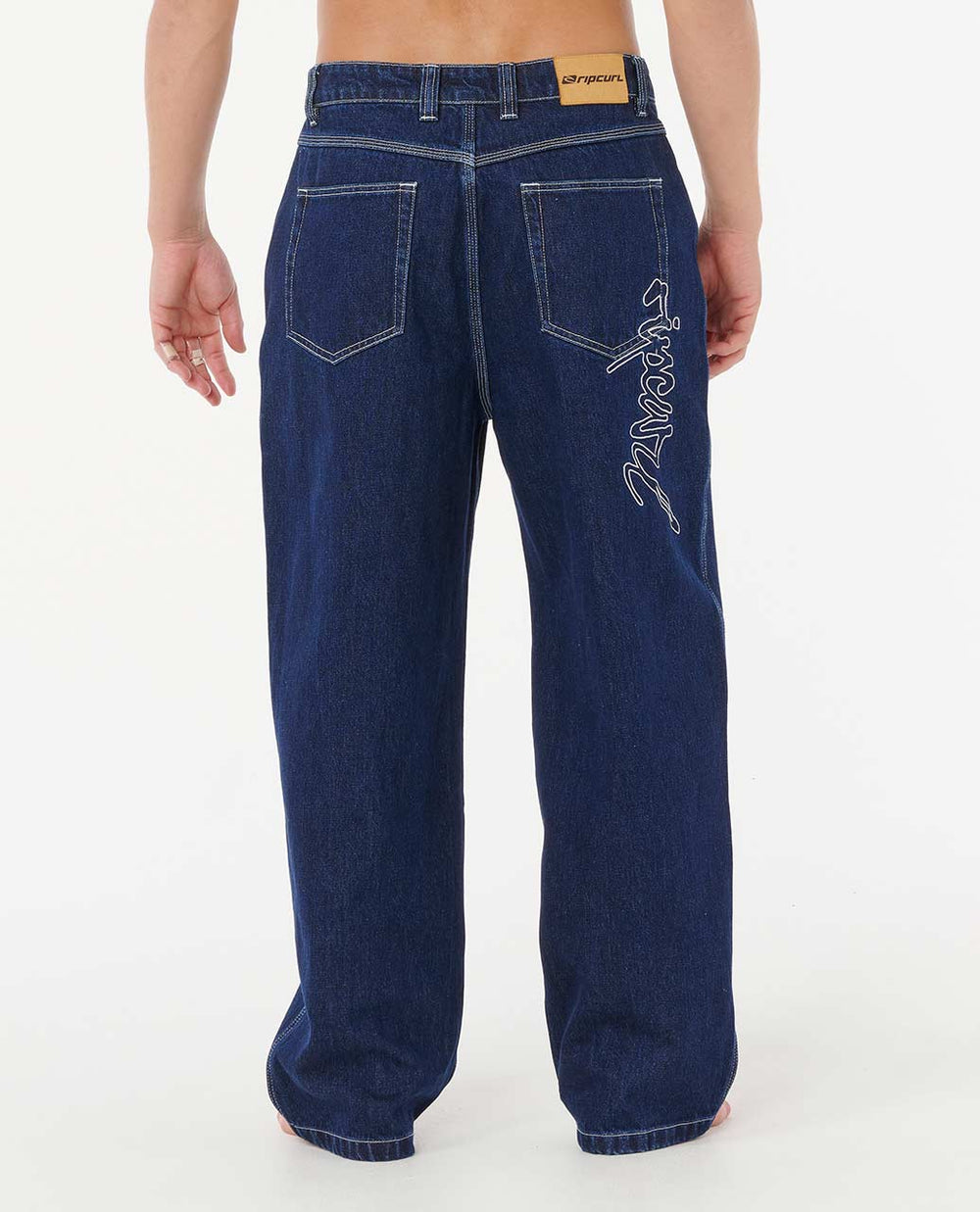 Medina Archive Rip Script Denim Pants