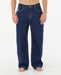 Medina Archive Rip Script Denim Pants