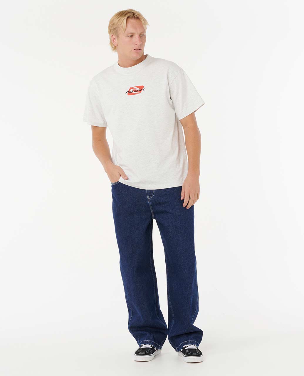 Medina Archive Rip Script Denim Pants