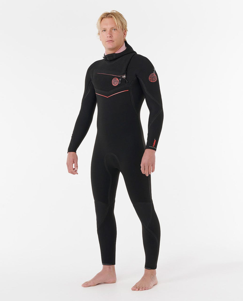 F-Bomb Fusion 4/3 Chest Zip With Hood Fullsuit Wetsuit