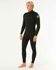 Mens Dawn Patrol 4/3 Chest Zip Steamer Wetsuit