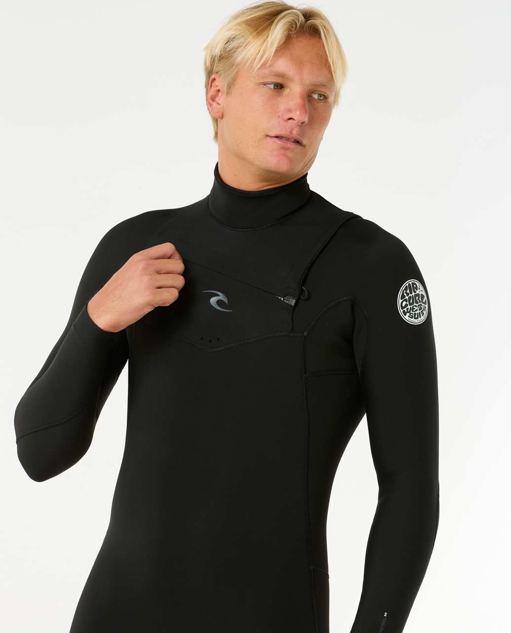 Mens Dawn Patrol 4/3 Chest Zip Steamer Wetsuit