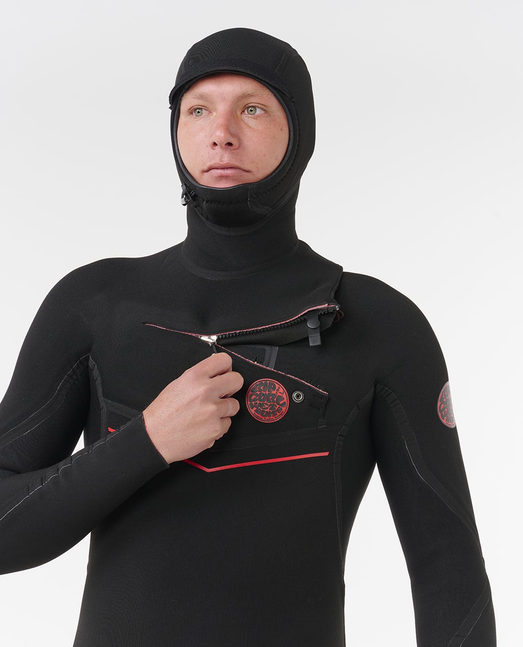 F-Bomb Fusion 5/4 Chest Zip With Hood Fullsuit Wetsuit
