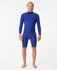 E-Bomb 2mm Zip Free Long Sleeve Short Leg Springsuit Wetsuit