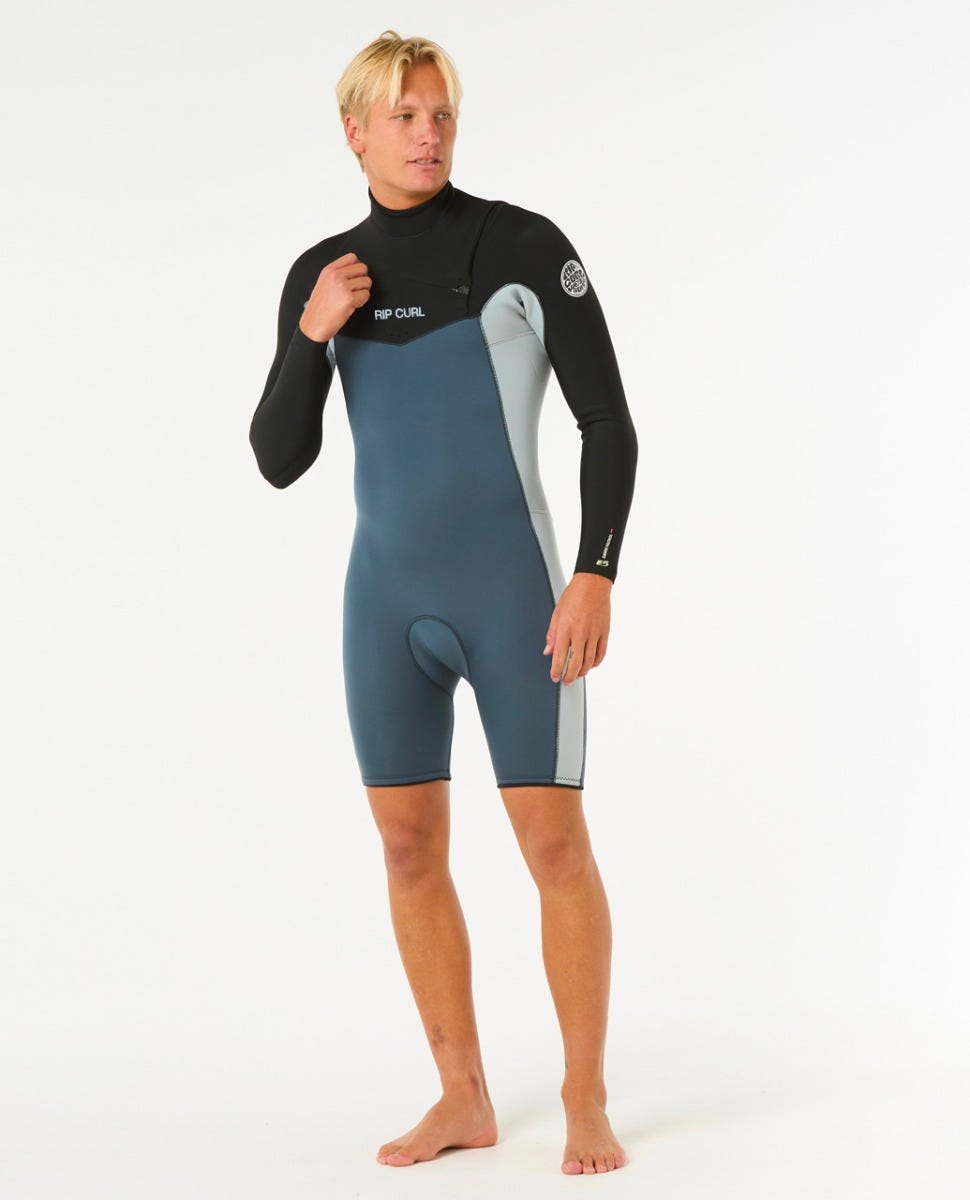 Mens Dawn Patrol 2/2 Long Sleeve Chest Zip Springsuit
