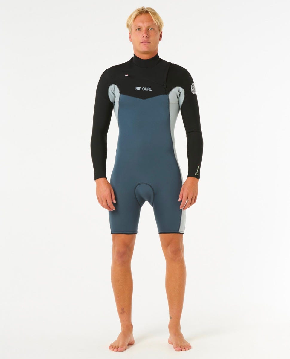 Mens Dawn Patrol 2/2 Long Sleeve Chest Zip Springsuit