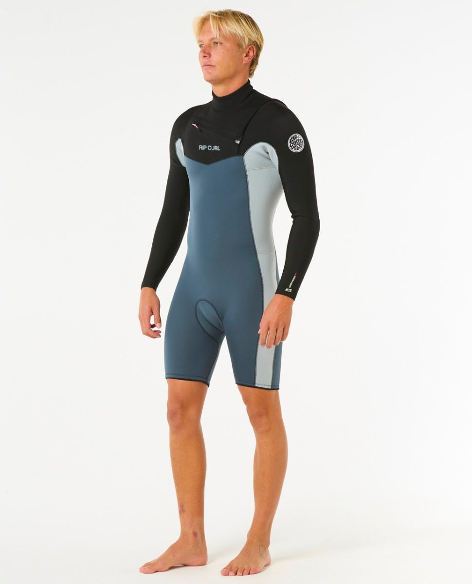 Mens Dawn Patrol 2/2 Long Sleeve Chest Zip Springsuit