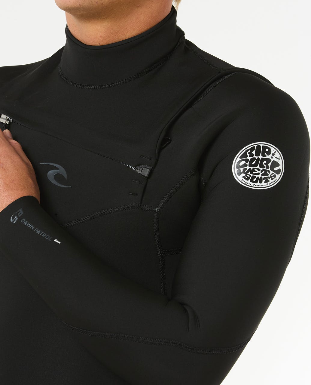 Mens Dawn Patrol 2/2 Long Sleeve Chest Zip Springsuit