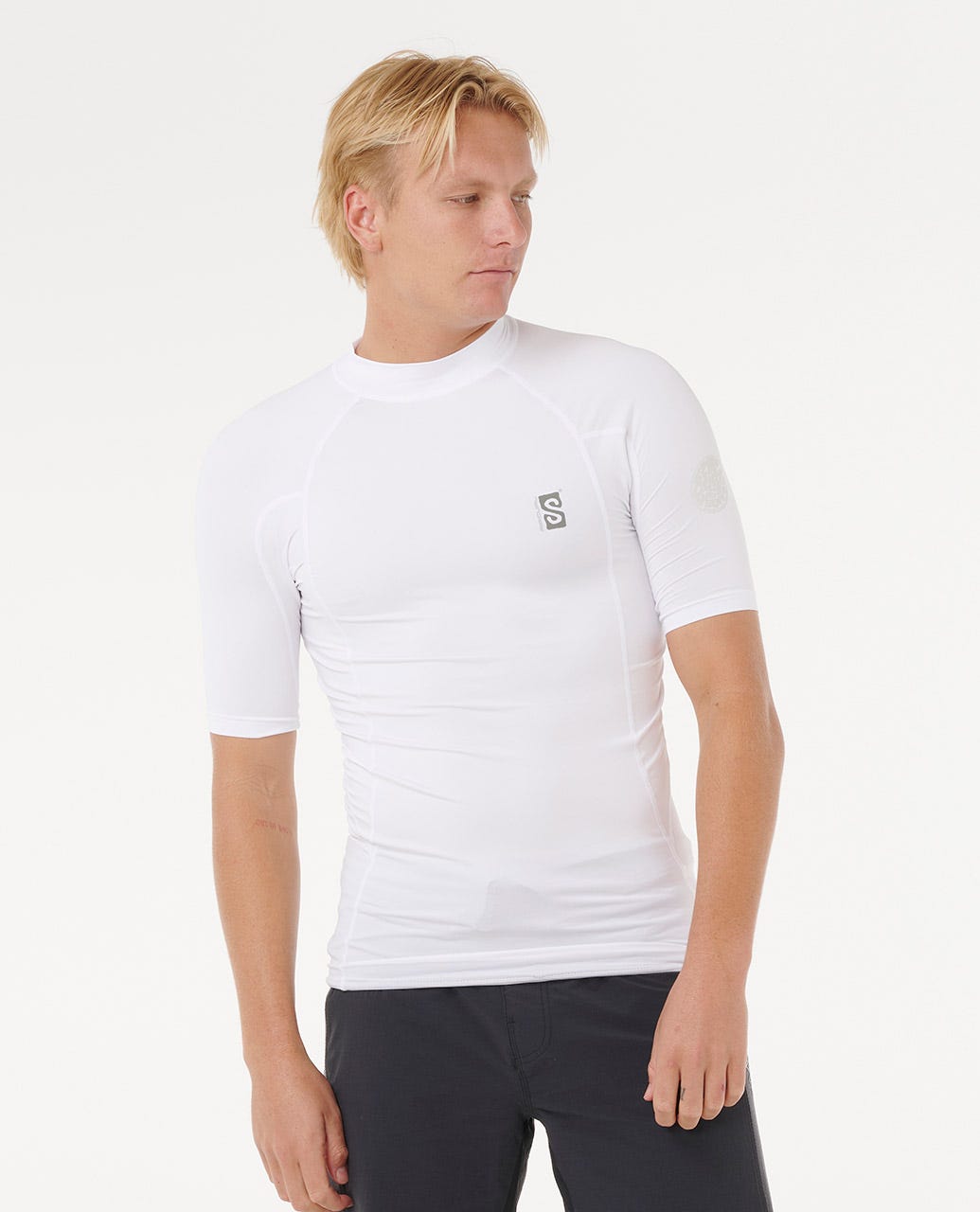 Search UPF50 Performance Short Sleeve Rash Guard