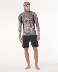 Search UPF50 Performance Hood Long Sleeve Rash Guard