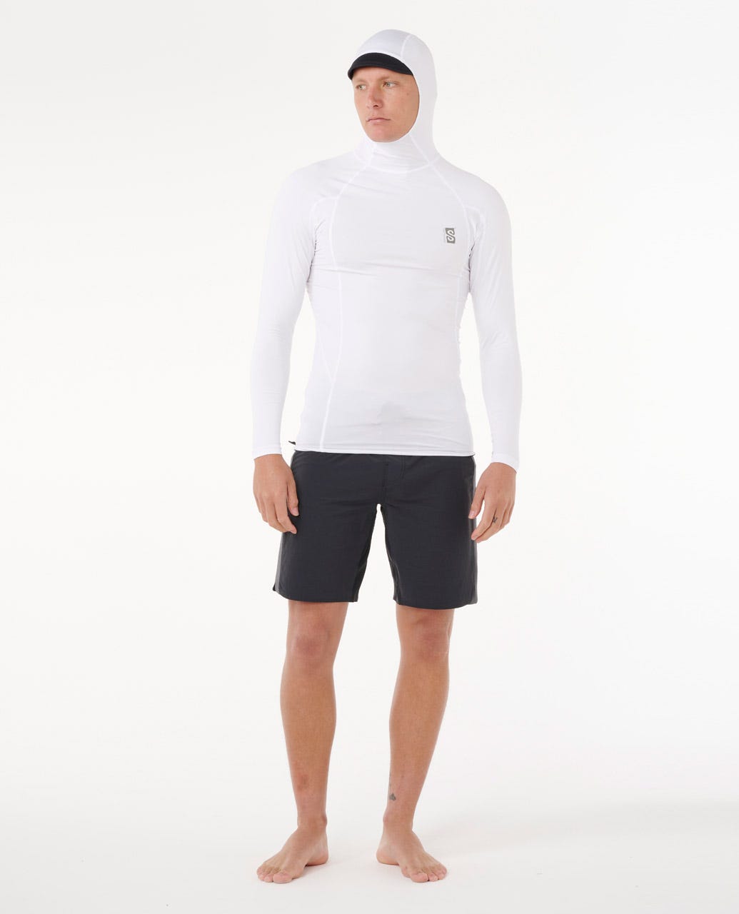 Search UPF50 Performance Hood Long Sleeve Rash Guard