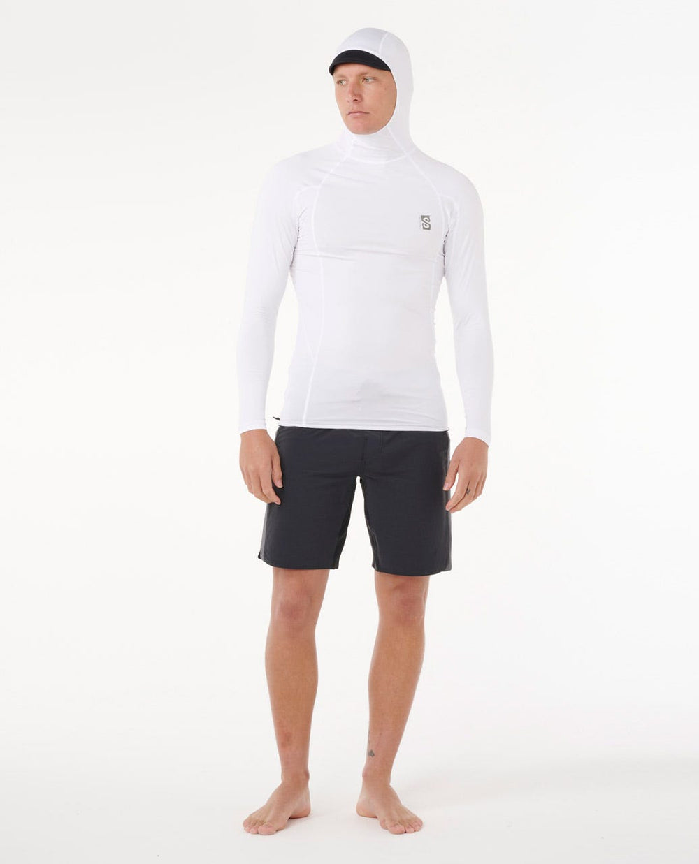 Search UPF50 Performance Hood Long Sleeve Rash Guard