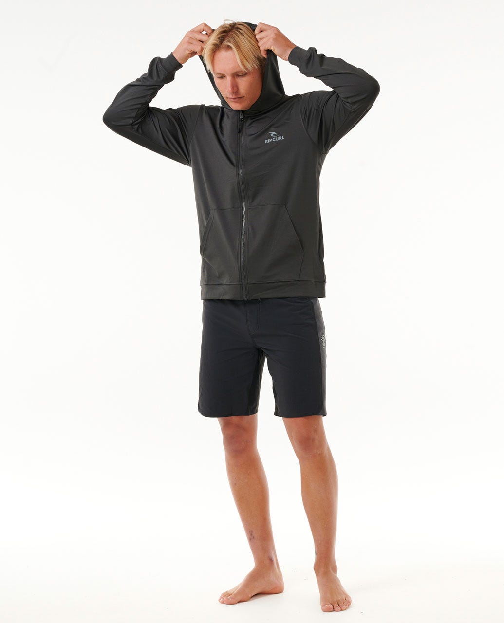 Stack UPF50+ Zip Through Hood Rash Guard