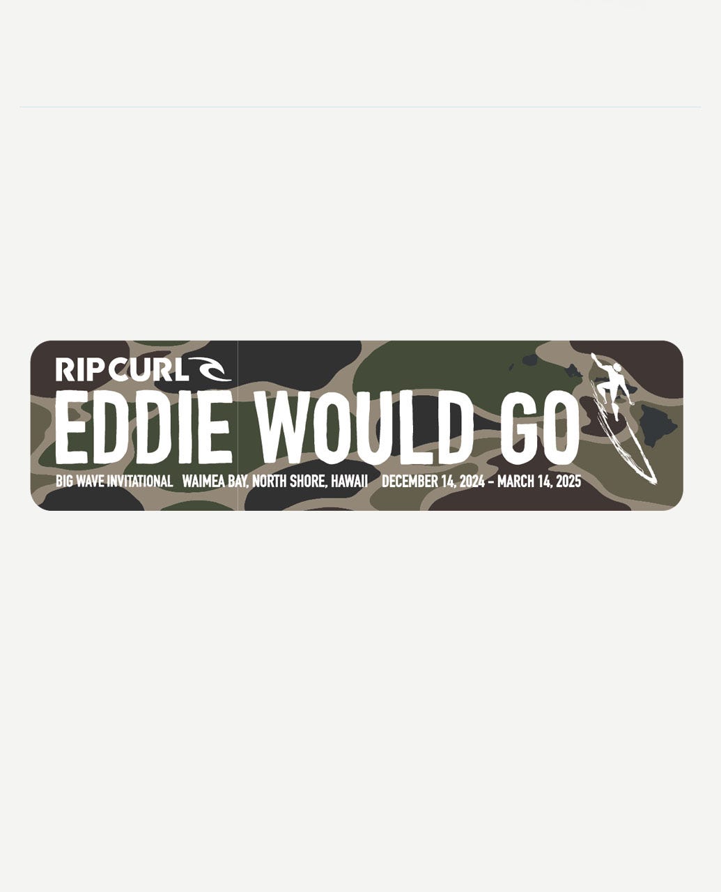 Eddie Would Go Stickers