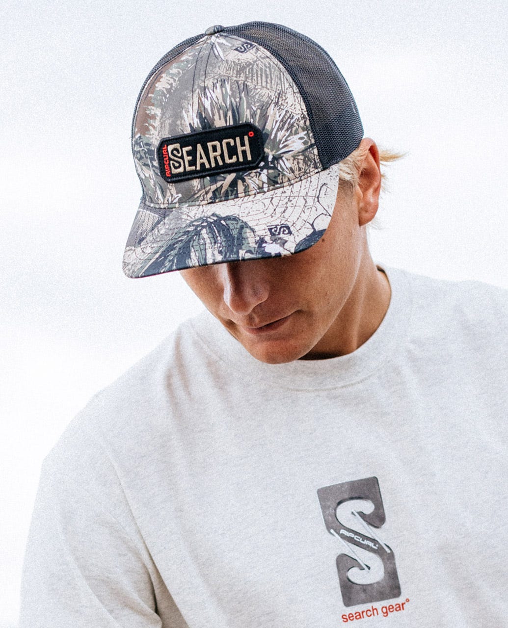 Search Camo Trucker Cap