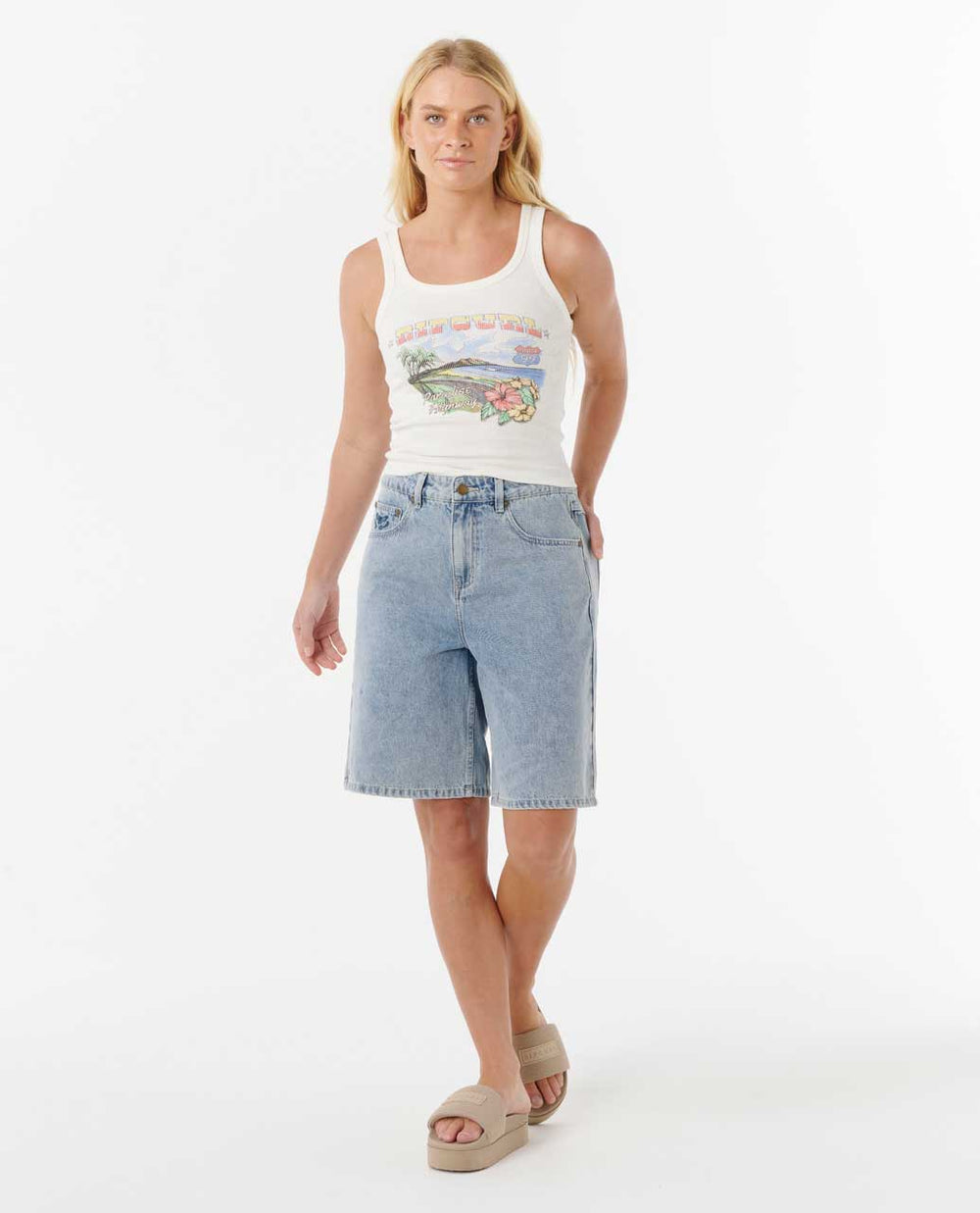 Pacific Rider Ribbed Tank