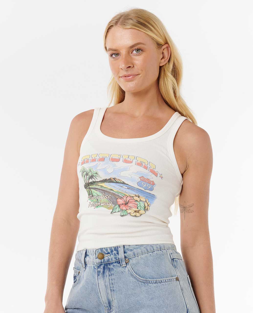 Pacific Rider Ribbed Tank