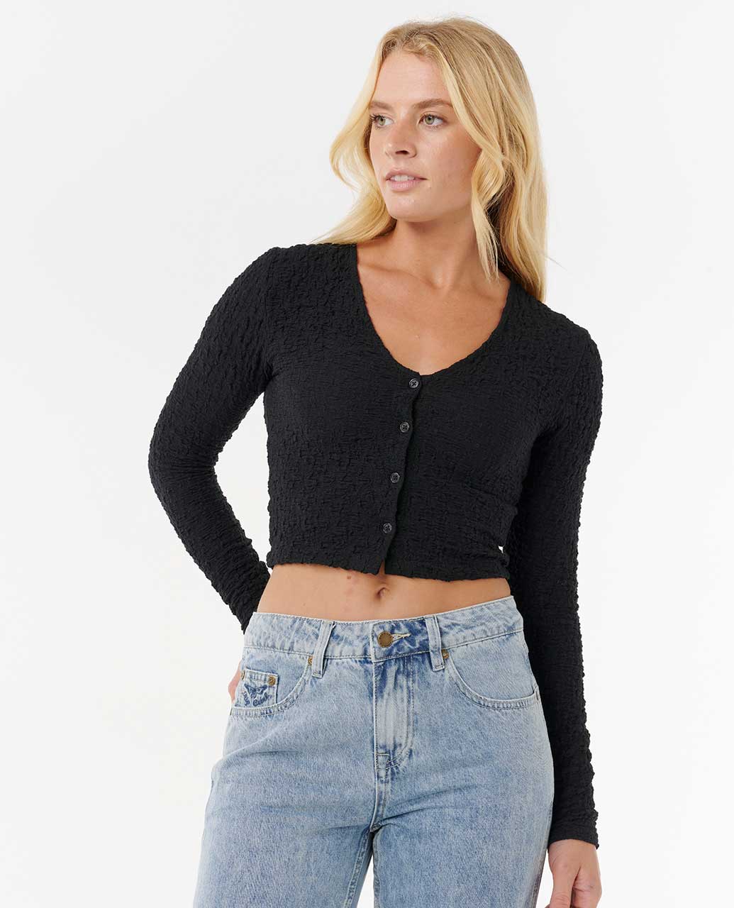 Sunset Luau Texture Long Sleeve Tee