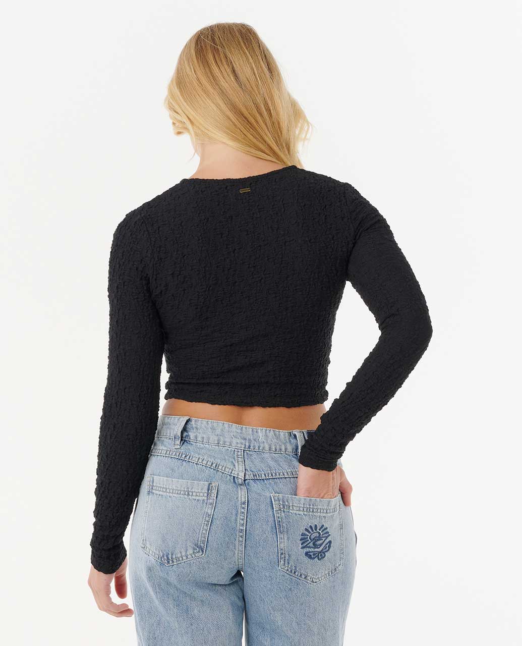 Sunset Luau Texture Long Sleeve Tee