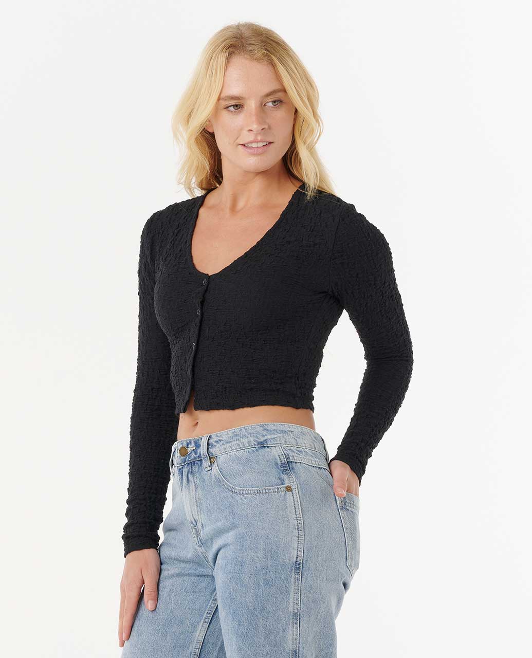 Sunset Luau Texture Long Sleeve Tee