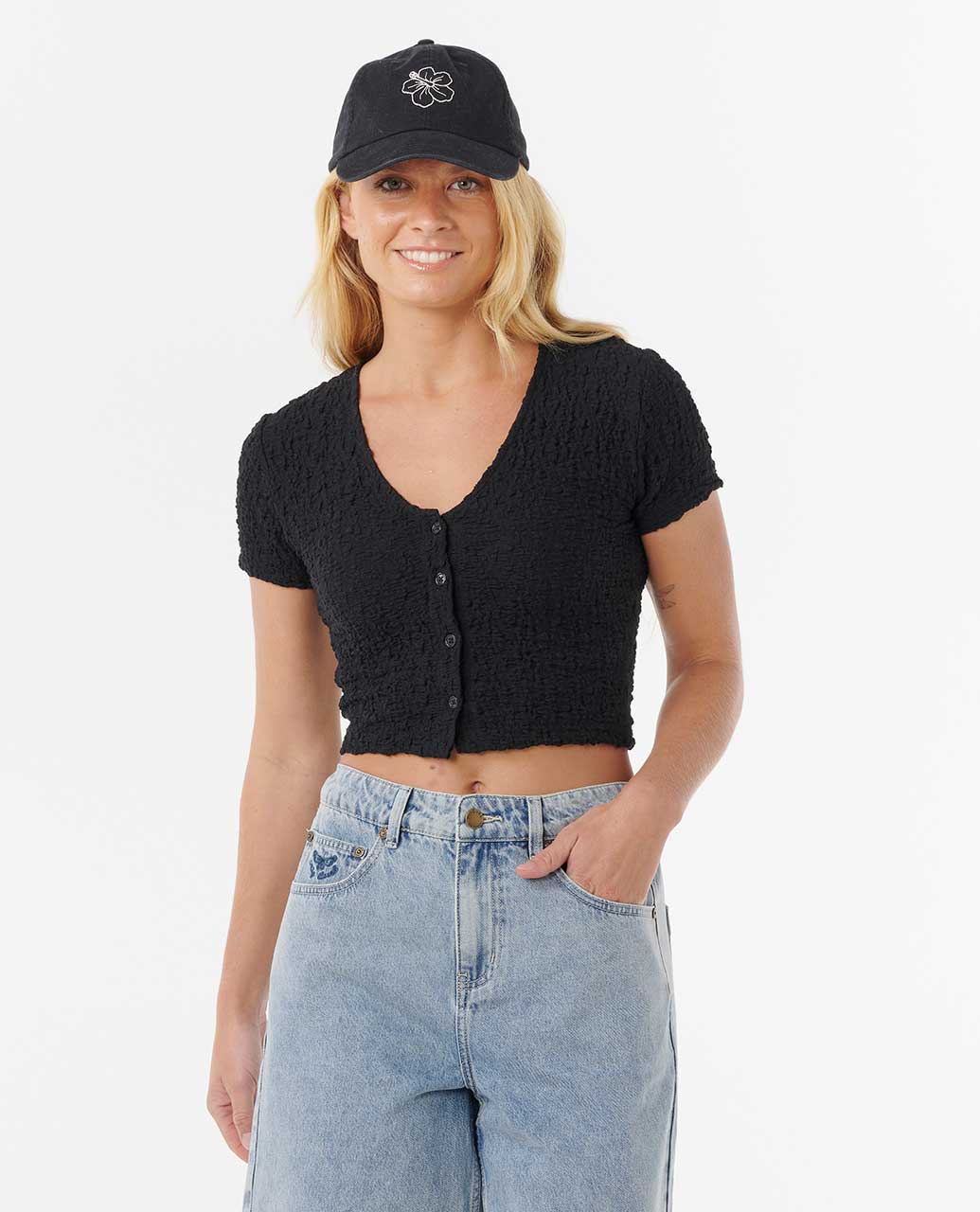 Sunset Luau Textured Tee