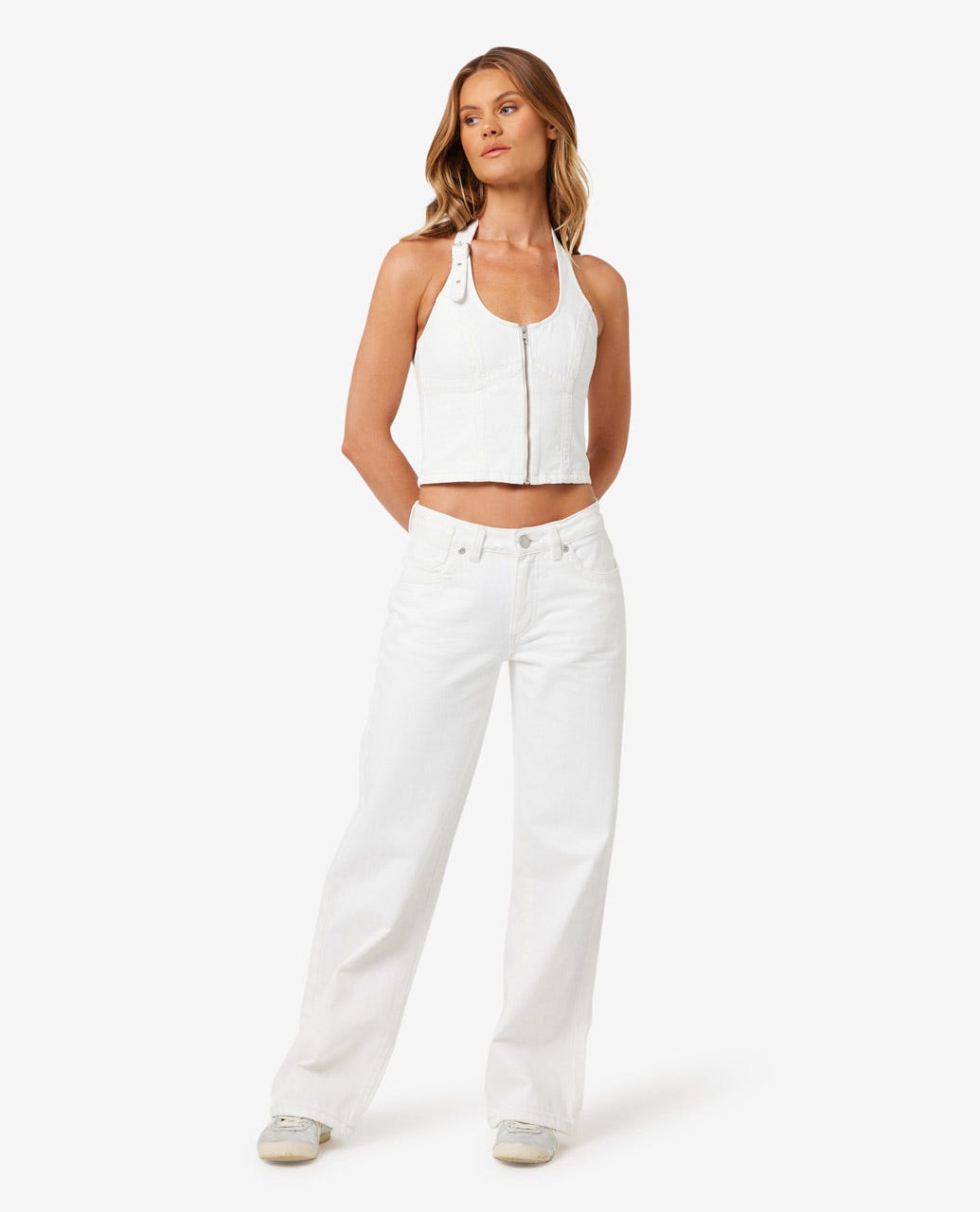 Rip Curl X Abrand White Wash Top