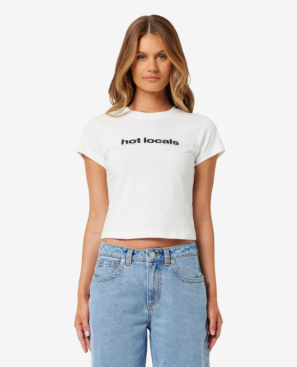 Rip Curl X Abrand Hot Locals Baby Tee