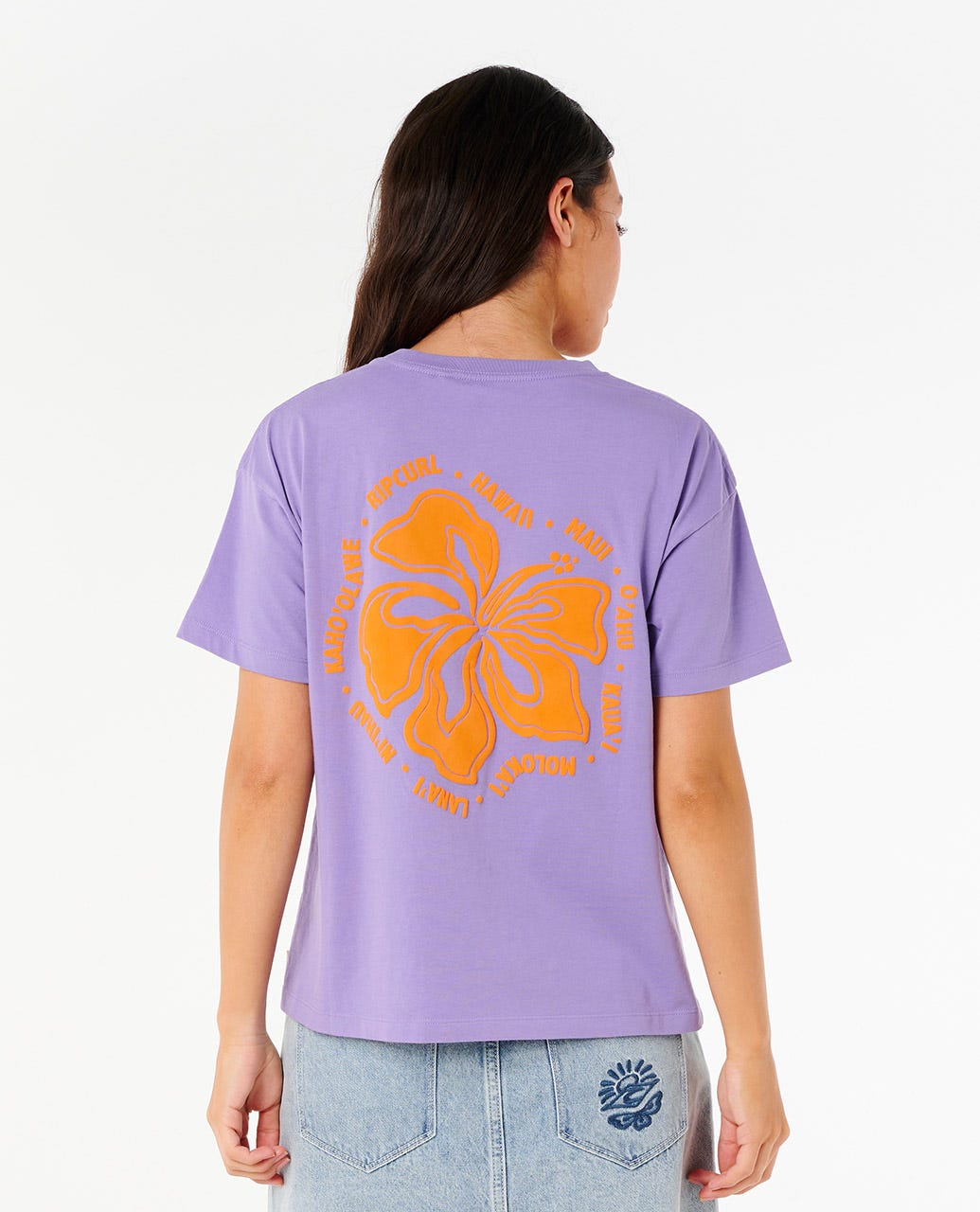 Hibiscus Relaxed Tee