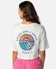 Hawaii Sunset Crop Tee
