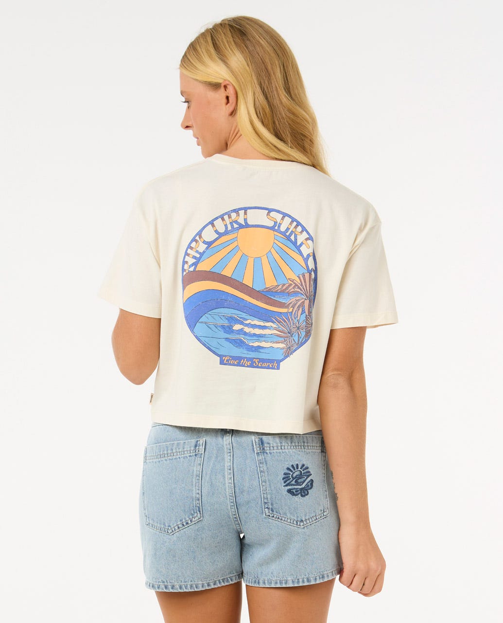 Sun & Sea Crop Tee