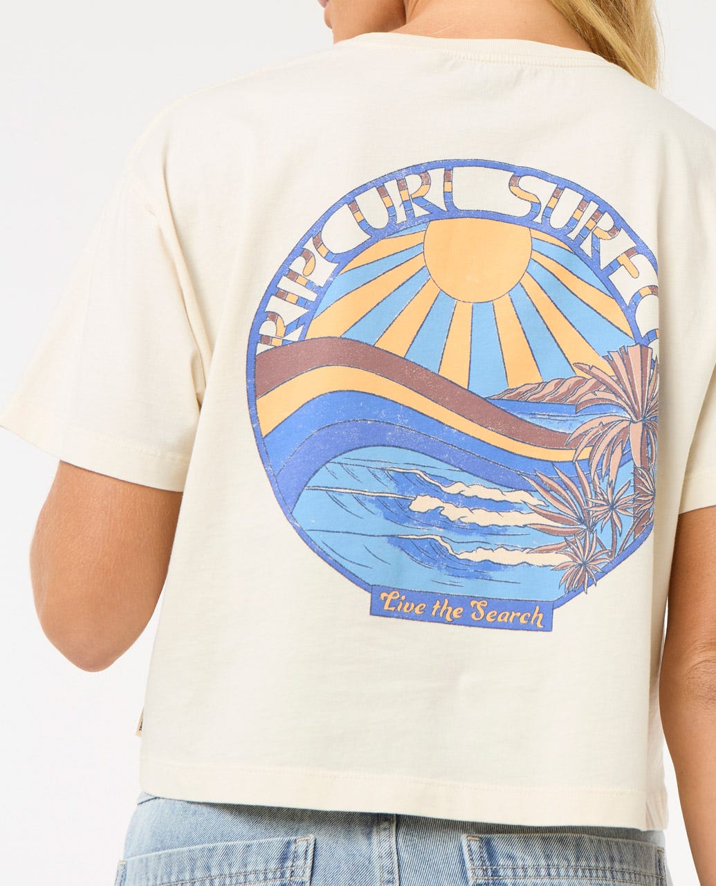 Sun & Sea Crop Tee