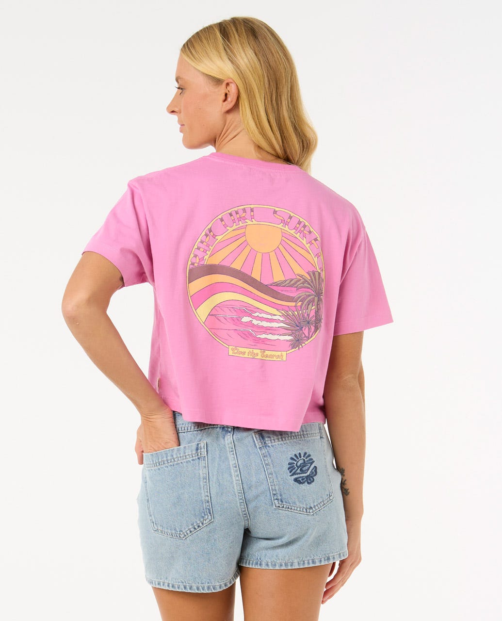 Sun & Sea Crop Tee