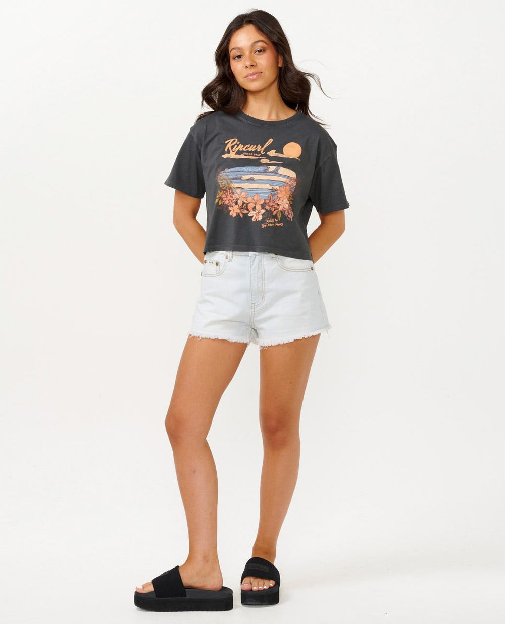Wave Gliders Crop Tee
