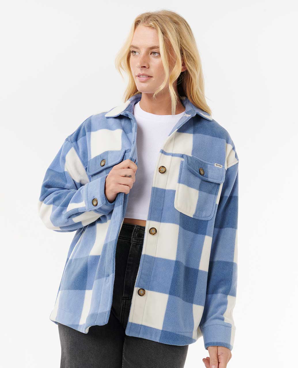 Neon Isles Fleece Long Sleeve Shirt