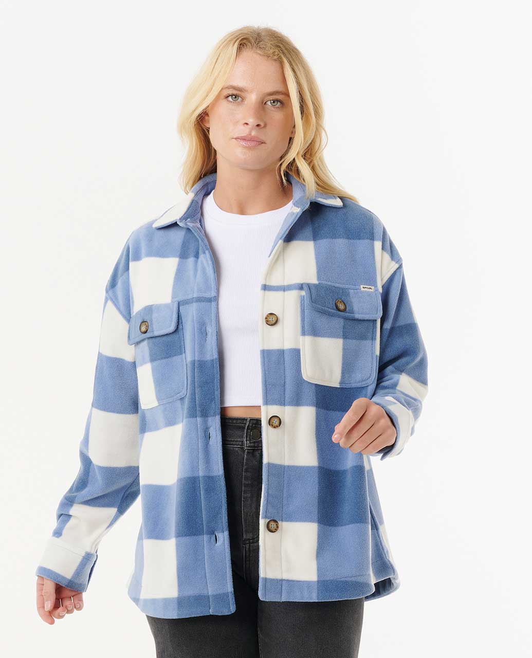 Neon Isles Fleece Long Sleeve Shirt