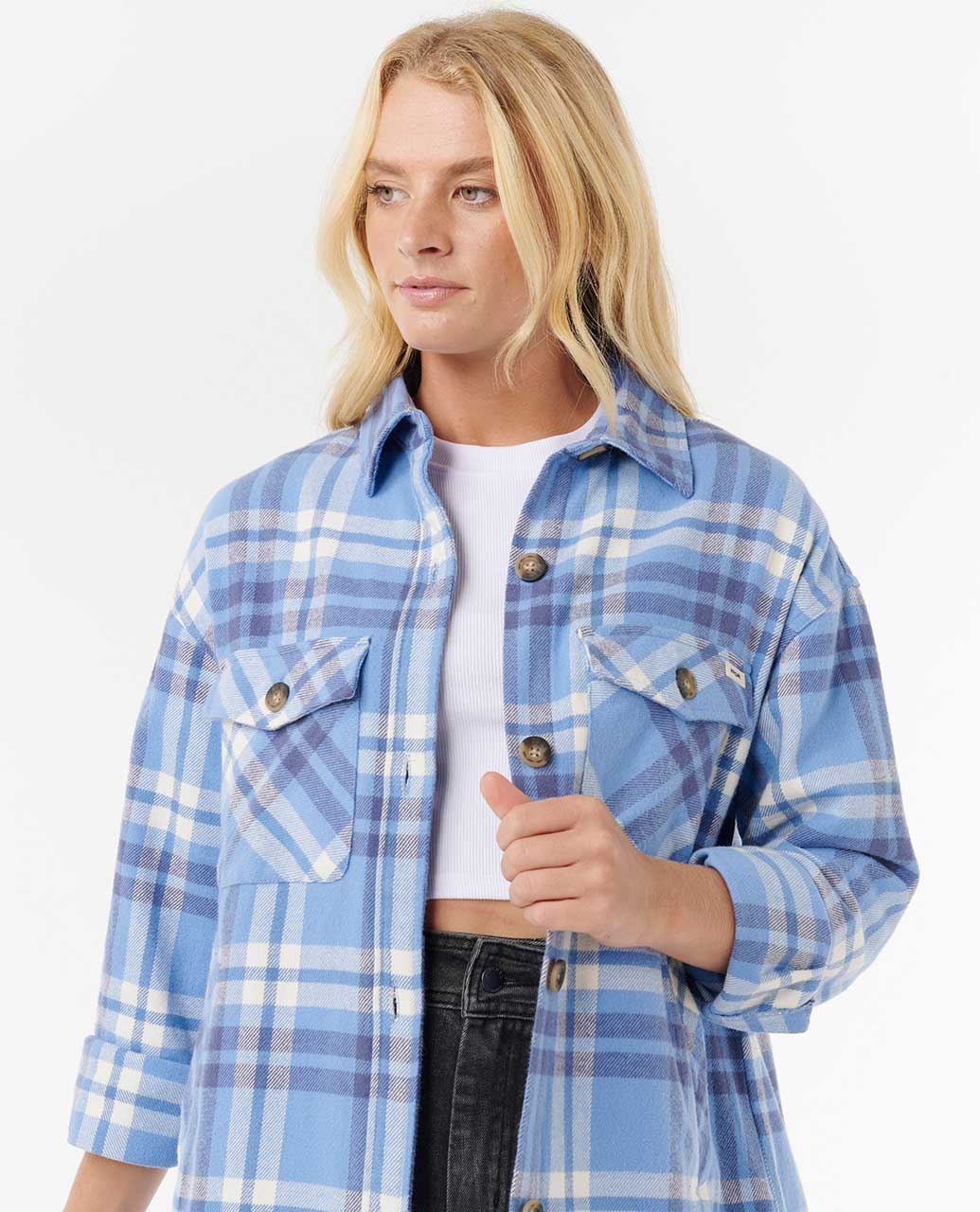 Oceanic Long Sleeve Flannel Shirt