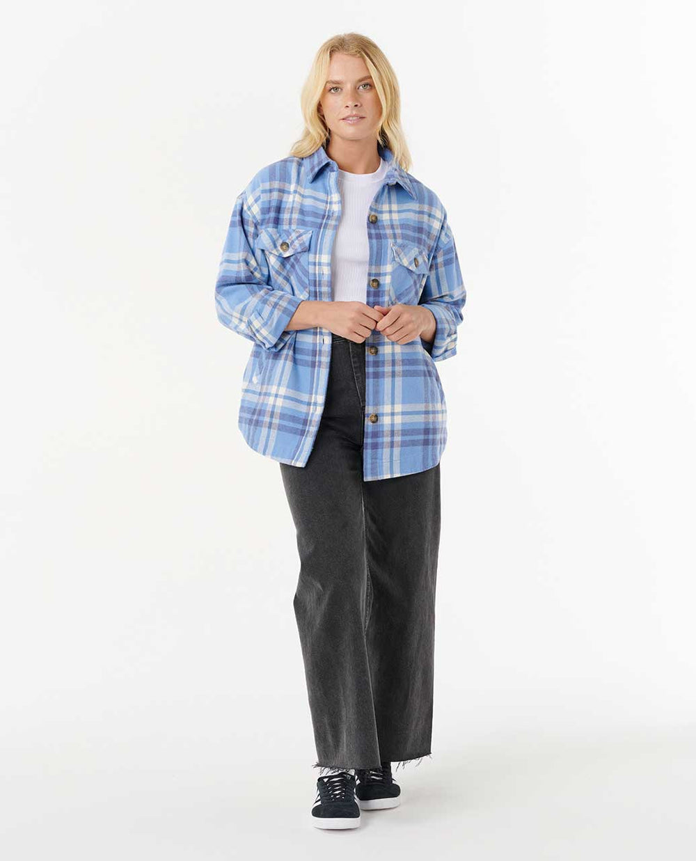 Oceanic Long Sleeve Flannel Shirt