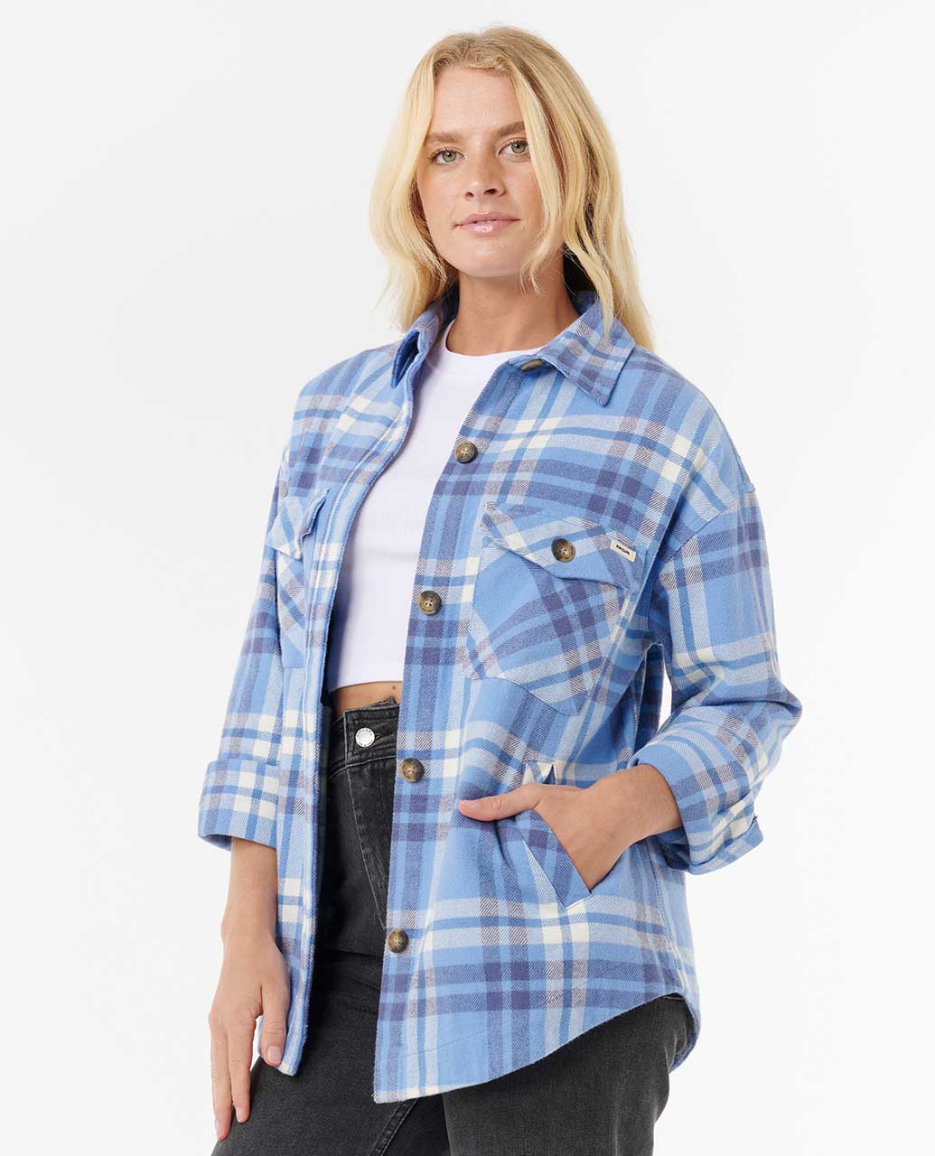 Oceanic Long Sleeve Flannel Shirt
