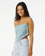 Hibiscus Heat Halter Neck Top