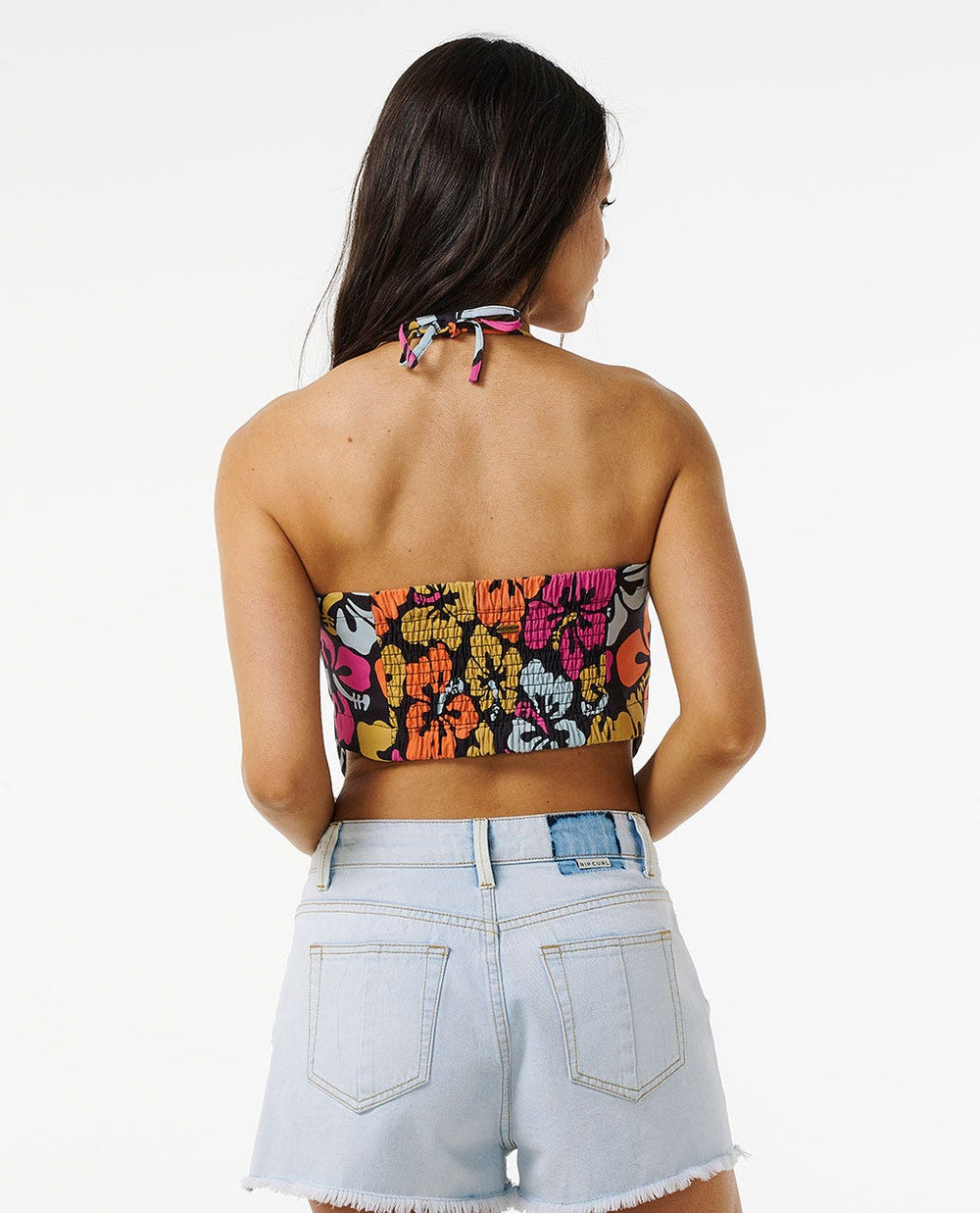 Hibiscus Heat Halter Neck Top