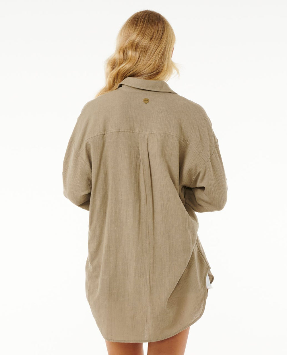Premium Linen Long Sleeve Button Through Shirt