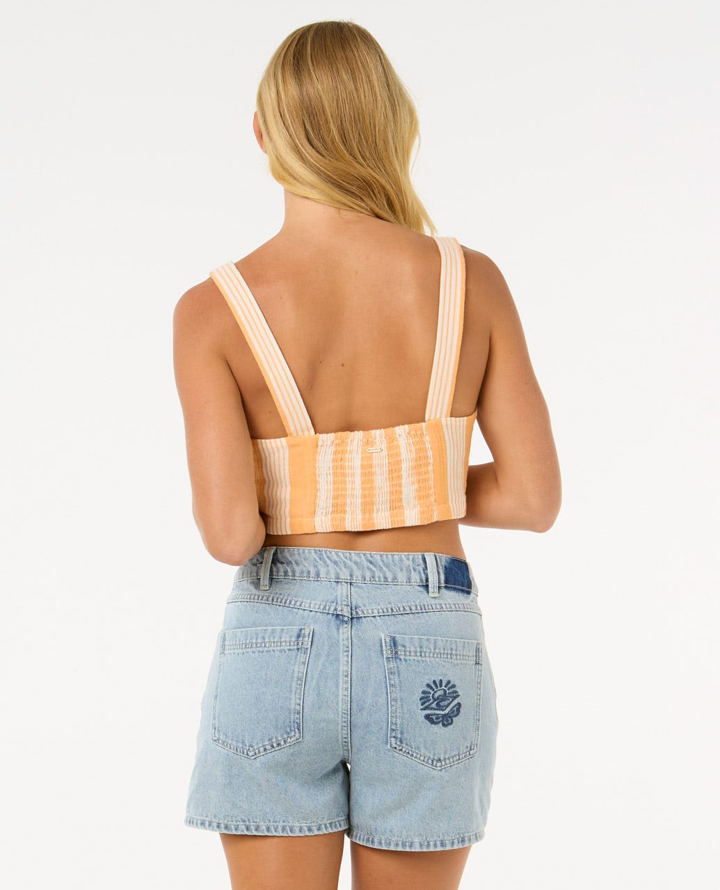 Premium Surf Stripe Crop